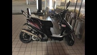 素敵なタンデム プリティーレーシングサウンドを聞け きったん麗心愚 BIKE FACT ORI 8198 KITTAN スズキ・アドレスV125G Suzuki ADDRESS V125G [upl. by Pernas]