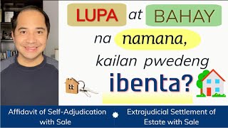 SALE OF AN INHERITANCE  EXTRAJUDICIAL SETTLEMENT OF ESTATE  AFFIDAVIT OF SELFADJUDICATION W SALE [upl. by Tecil]