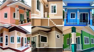 100 House Painting Colours Outside 2022  Exterior Wall Paint Color Combinations Ideas  Wall Colour [upl. by Holly-Anne]