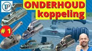 AANHANGER ONDERHOUD ZELF DOEN ONDERHOUDEN AANHANGER AANHANGER KOPPELING ONDERHOUD AANHANGWAGEN [upl. by Nivel]