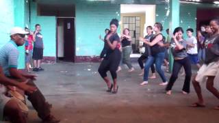 Marita Flores Teaching Peruvian Festejo Dance in Cañete Perú  Lesson 1 [upl. by Boice]