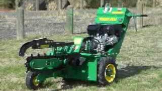 Irrigation trencher DEMONSTRATION [upl. by Garibold442]