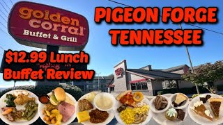 Golden Corral Buffet amp Grill Lunch Review Worth 1299 Pigeon Forge TN [upl. by Maharba]