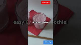 How to prepare a delicious Grapes Smoothie👌👍💕❤️grape smoothies [upl. by Jeraldine344]