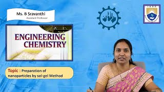 Preparation of nanoparticles by sol gel Method by Ms B Sravanthi [upl. by Norag]