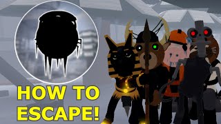 How to ESCAPE APRP CONSTRUCTION SITE  GET 5 BADGE MORPHS in ACCURATE PIGGY RP THE RETURN  Roblox [upl. by Balmuth]