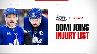 Dominos Thats Hockey Can Leafs survive growing list of injuries [upl. by Winshell]