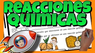 🧪 REACCIONES QUÍMICAS  Definición y partes de las ecuaciones químicas [upl. by Eidahs]