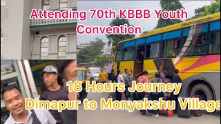 Konyak Baptist Youth Dimapur Attending Youth Convention Monyakshu [upl. by Julieta]