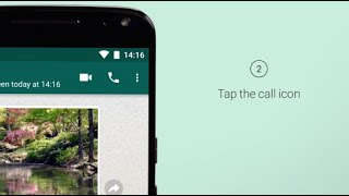 How to Make a Voice Call  WhatsApp [upl. by Namielus926]