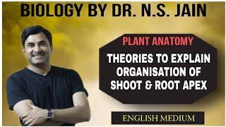 Theories to explain organisation of Shoot amp Root Apex Plant Anatomy  English Medium [upl. by Ahsit]