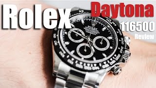 Rolex Daytona Steel Review 116500 [upl. by Sofko]