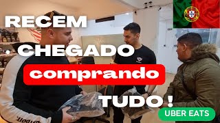 RECEM CHEGADO COMPRANDO OQUE PRECISA PARA FAZER ENTREGA NA UBER EATS delivery ubereats estafeta [upl. by Azne]