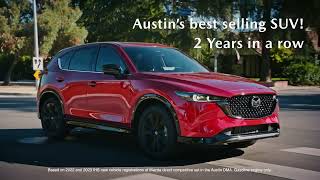 The Mazda CX5 has once again earned the title of Best selling SUV gas engine in the Austin area [upl. by Calvin316]