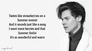 Harry Styles  Watermelon Sugar Lyrics [upl. by Fagin]