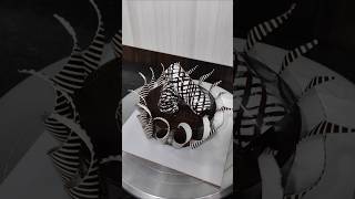 Simple chocolate cake decoration ideas chocolatecake shorts youtubeshorts viralvideo trending [upl. by Liahcim]