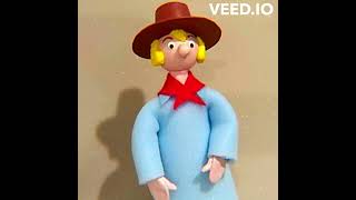 Windy Miller  Animation test 1 No Sound  No CGI  100 stopmotion animation trumpton [upl. by Lynsey]