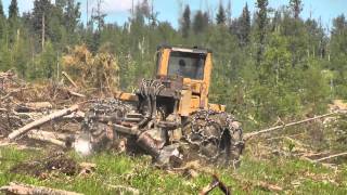 Disc Trenching Skidder in Action [upl. by Christin]