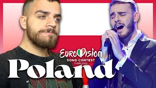 OCHMAN  RIVER REACTION POLAND EUROVISION 2022 [upl. by Pippa108]