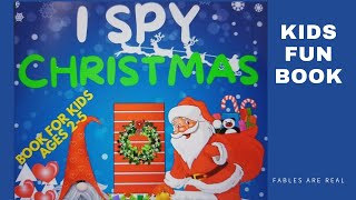 I Spy Christmas  Christmas Book  Alphabet Fun Book [upl. by Rad]