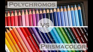 Prismacolor vs polychromos  Blending [upl. by Xever]