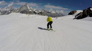 Cervinia summer skiing [upl. by Ellenaej]