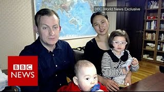 Prof Robert Kelly is back amp this time his wife amp children are meant to be in shot BBC News [upl. by Edrahc]