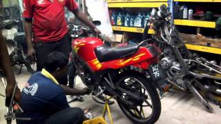 Panther Bike TXR 150 Accelerating Soundrm [upl. by Henriques452]