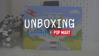 ASMR Unboxing Popmart x Genshin Impact DressUp Dreams [upl. by Anatollo905]