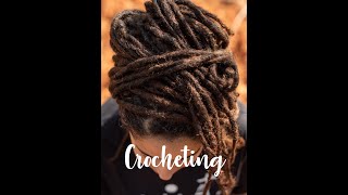 How to crochet when making dreadlocks [upl. by Nylazor]