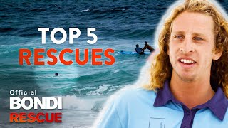 Top 5 Lifeguard Rescues  Bondi Rescue  Season 14 [upl. by Mervin787]