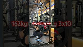 스쿼트 볼륨 훈련 162kg 5x5 110kg 3x10 스쿼트 squats [upl. by Eserahs202]