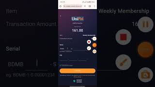 161 Unipin Weekly topup [upl. by Kamila]