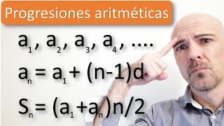 PROGRESIONES ARITMÉTICAS EJEMPLOS RESUELTOS [upl. by Carly]