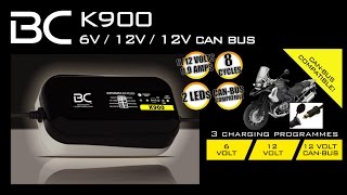 BC K900  Battery Charger 6V12V12V CANBus [upl. by Ahsitahs]