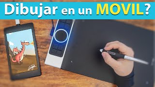 Una tableta gráficas para Dibujar en tu Móvil y PC [upl. by Htomit]