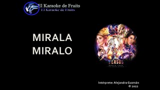 Alejandra Guzman Mirala Miralo karaoke Versus [upl. by Dunlavy]