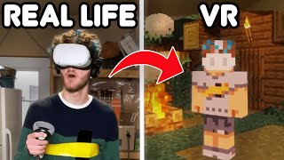 Playing MINECRAFT VR on the Oculus Quest 2 [upl. by Pyne815]