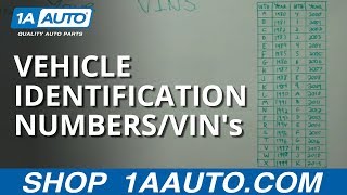 Decoding and Understanding Vehicle Identification Numbers  VINs [upl. by Rosse]