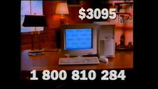 Dell Australia TV commercial 1996  Christmas bonus offer [upl. by Hgielrak]