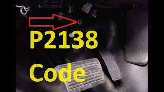 Causes and Fixes P2138 Code ThrottlePedal Position SensorSwitch DE Voltage Correlation [upl. by Lleraj]