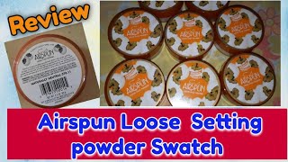 Coty Airspun Loose Setting Powder Review  Coty Airspun Vs Laura Mercier Setting Powder [upl. by Jamima]