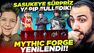 OYUNUN EN NADİR SETLERİ GERİ DÖNDÜ 😱 SASUKEYE SÜRPRİZ YAPIP YENİ MYTHİC FORGE FULLEDİK  PUBG MOBILE [upl. by Saidee]