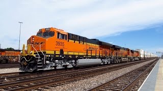 BNSF Tier 4  GE ET44C4 Brand New Locomotives 4K [upl. by Levitan547]