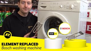 How to Replace the Element on a Bosch Washing Machine [upl. by Alyakcim]