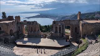 Taormina Domplatz römisches Theater Küste [upl. by Vite896]