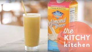 How to Make a Turmeric Smoothie  Living Deliciously with Almond Breeze [upl. by Eirot]