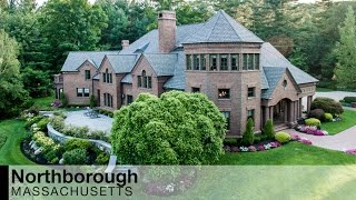 Video of Northborough Massachusetts Luxury Estate [upl. by Nwahsad]