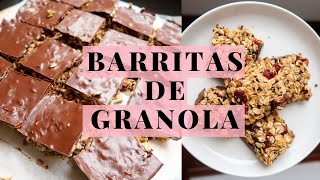 BARRITAS DE GRANOLA CON CHOCOLATE Michela Perleche [upl. by Willow544]