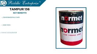 NORMET TAMPUR 136 construction grouting polyurethane chemicals [upl. by Jeane156]